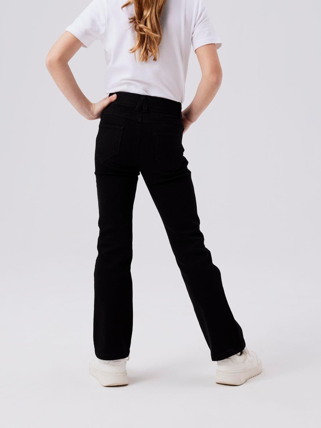 NKFPOLLY Jeans - Black Denim