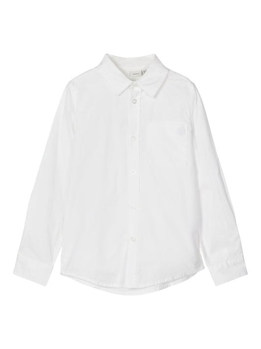 NKMRAUL Shirts - Bright White
