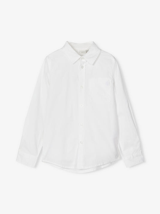 NKMRAUL Shirts - Bright White